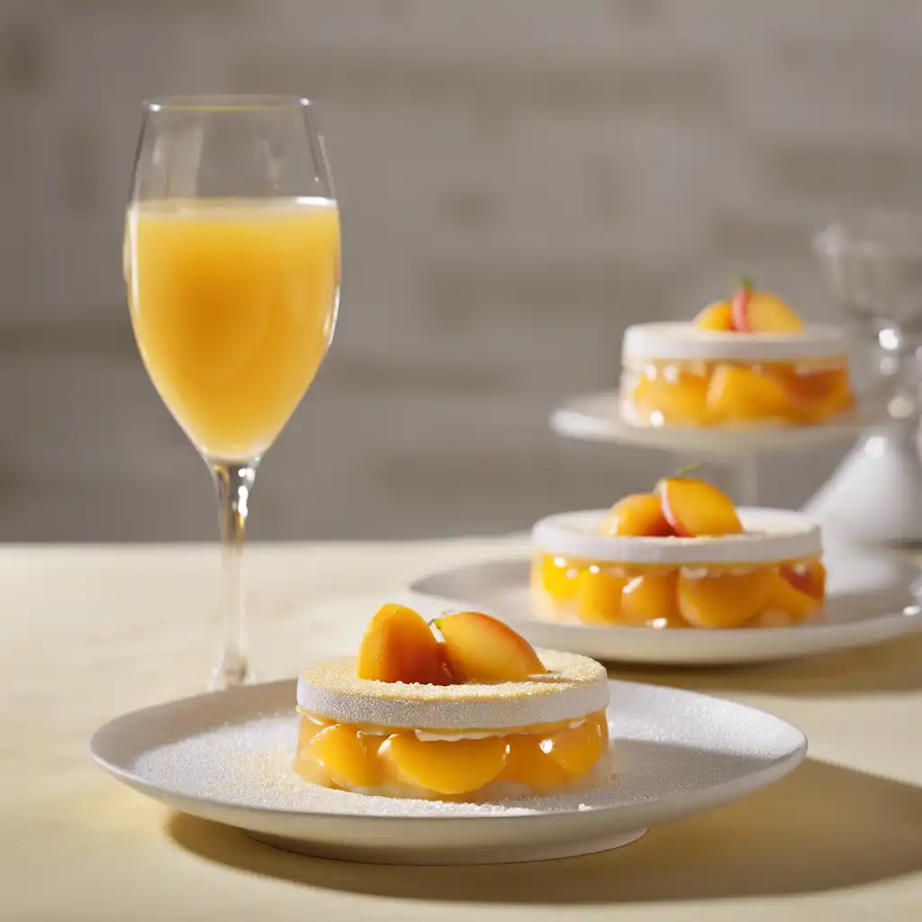 Lemon and Peach Pavé