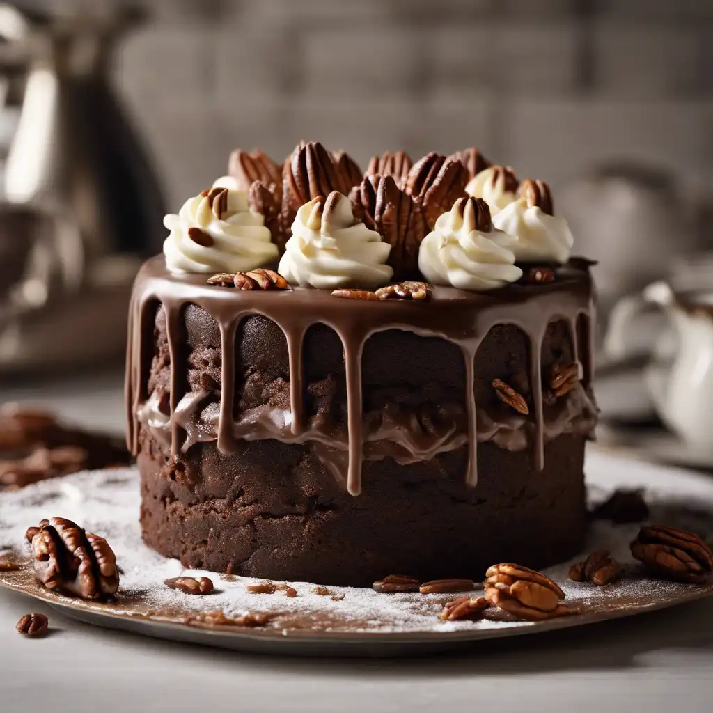 Chocolate and Pecan Cake