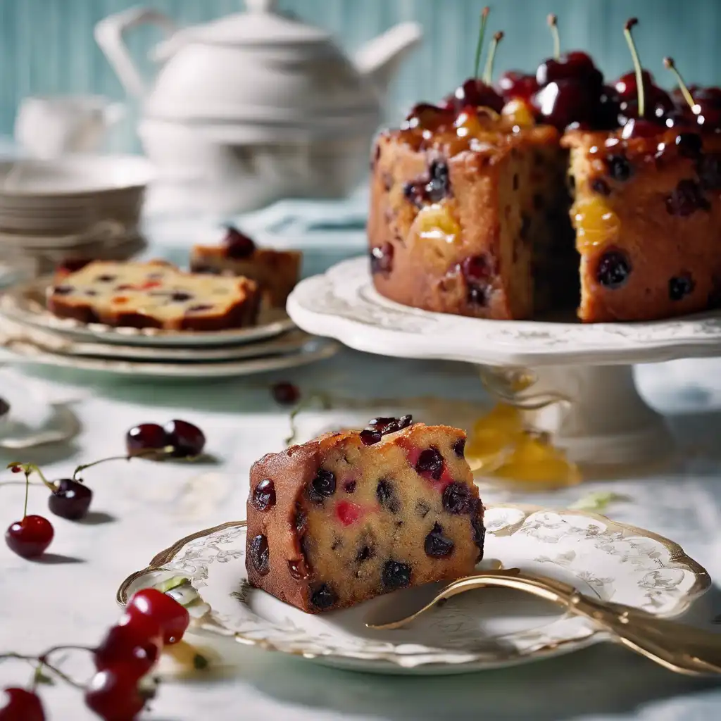 Moist Fruit Cake in English Style