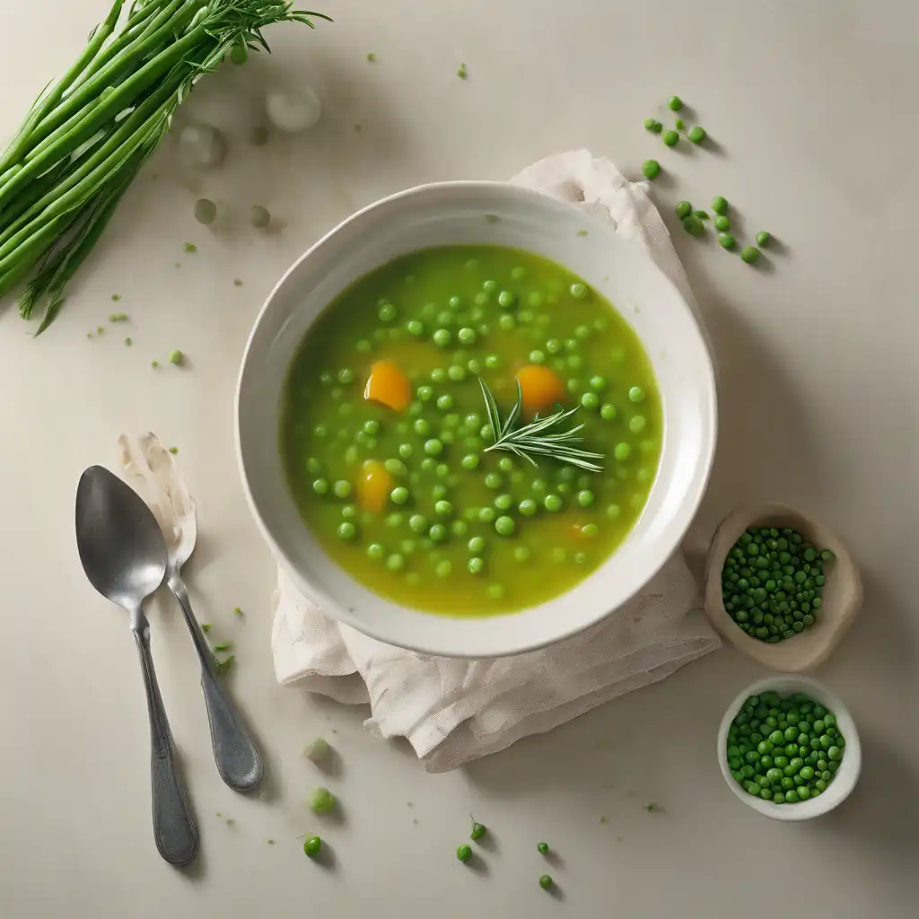 Chicken and Peas Soup