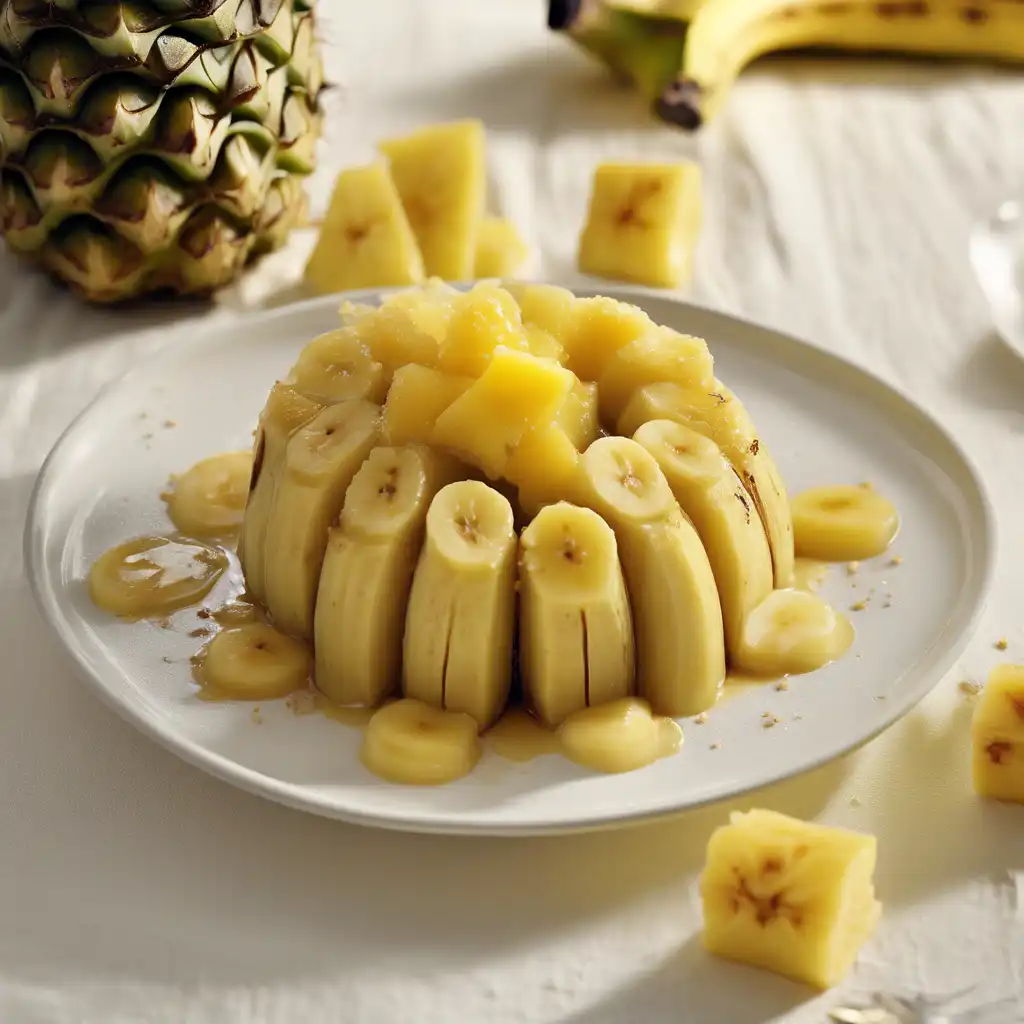 Baked Banana with Pineapple