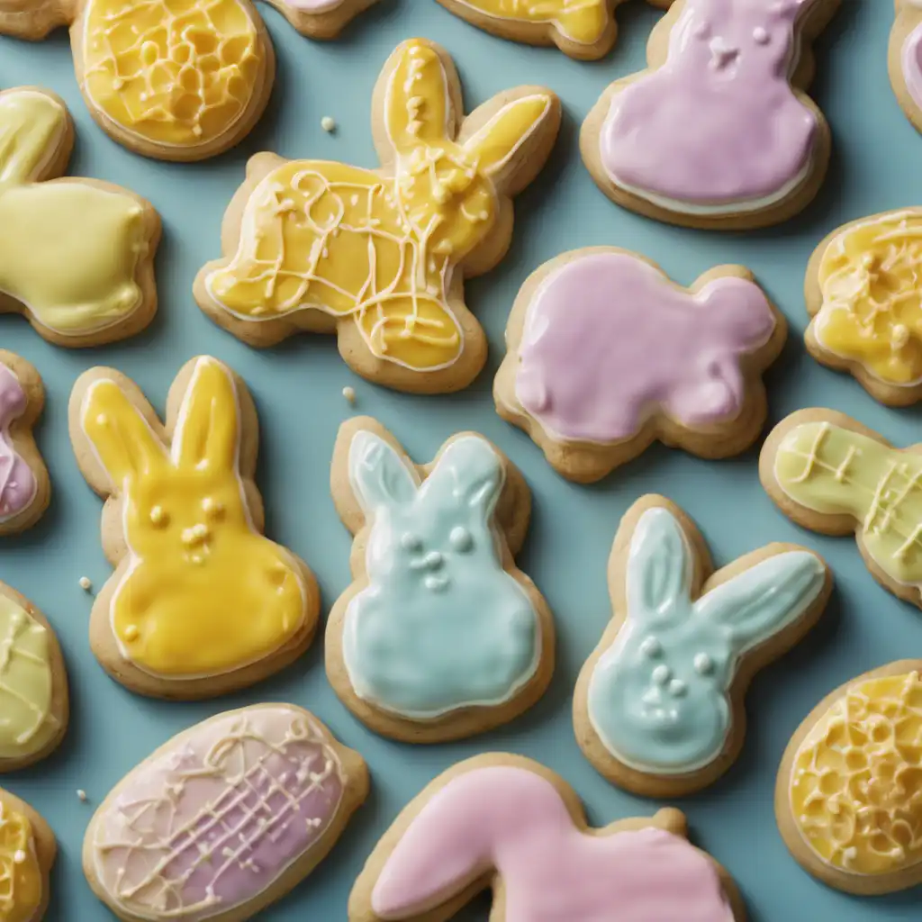 Decorative Glaze for Cookies and Rabbit-shaped Treats