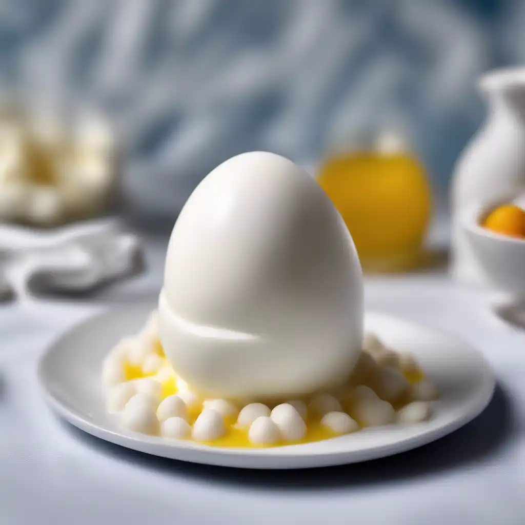 White Meringue Egg