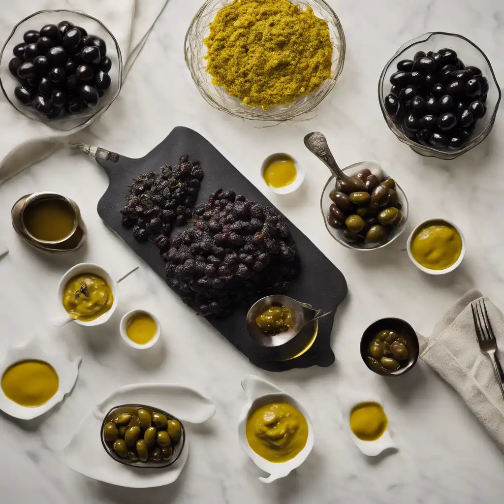 Black Olive and Mustard Spread