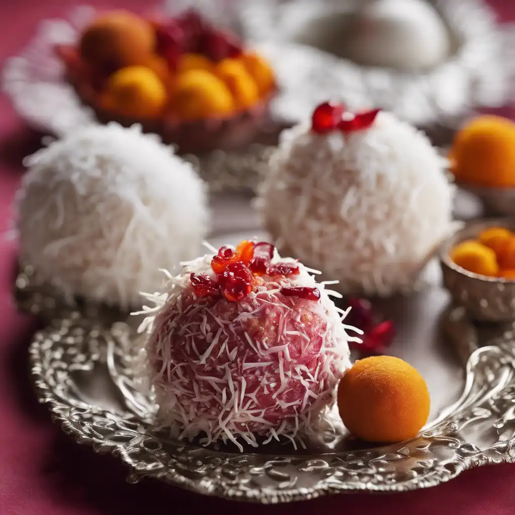 Damasco and Coconut Ball