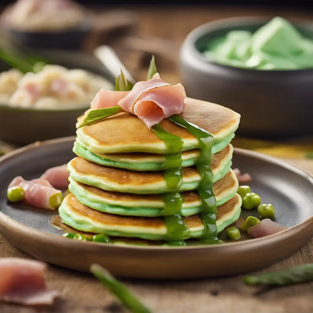 Green Corn Pancakes (pancake) in Dough and Filling