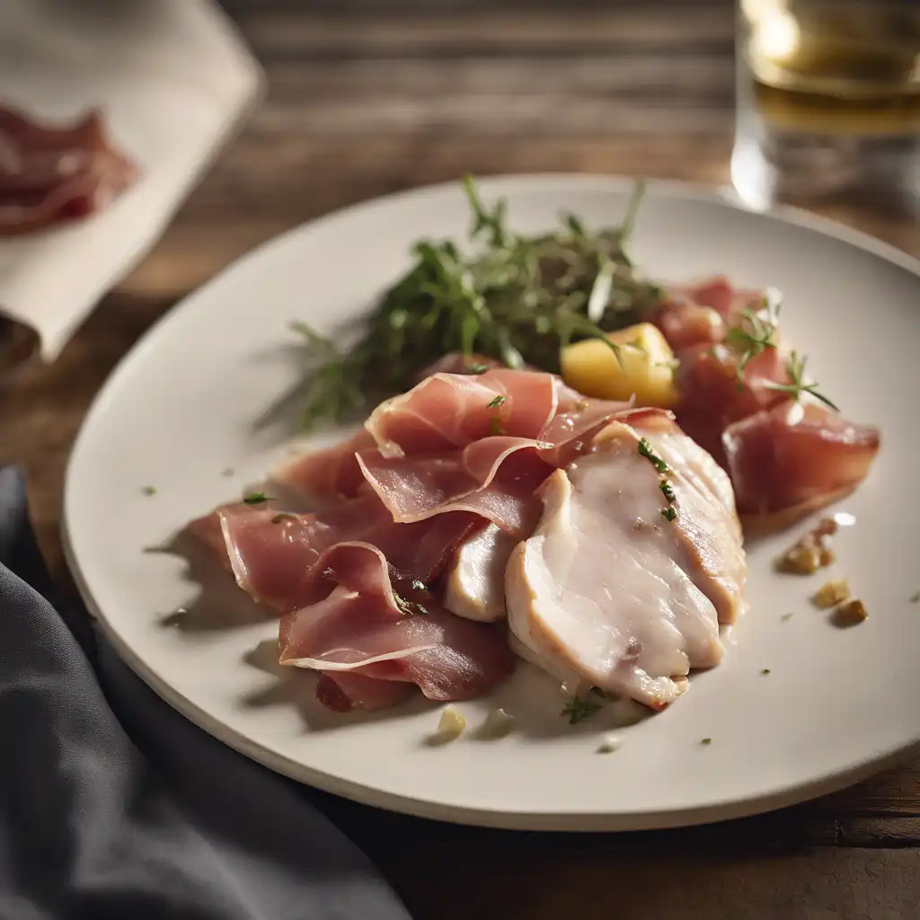 Chicken Breast with Prosciutto and Sausage