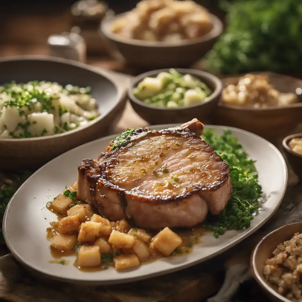 Pork Chops with Rinds