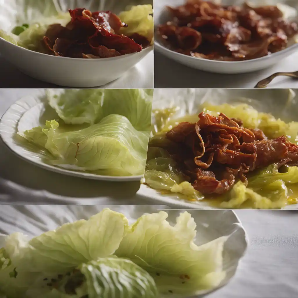 Cabbage Leaves with Linguica