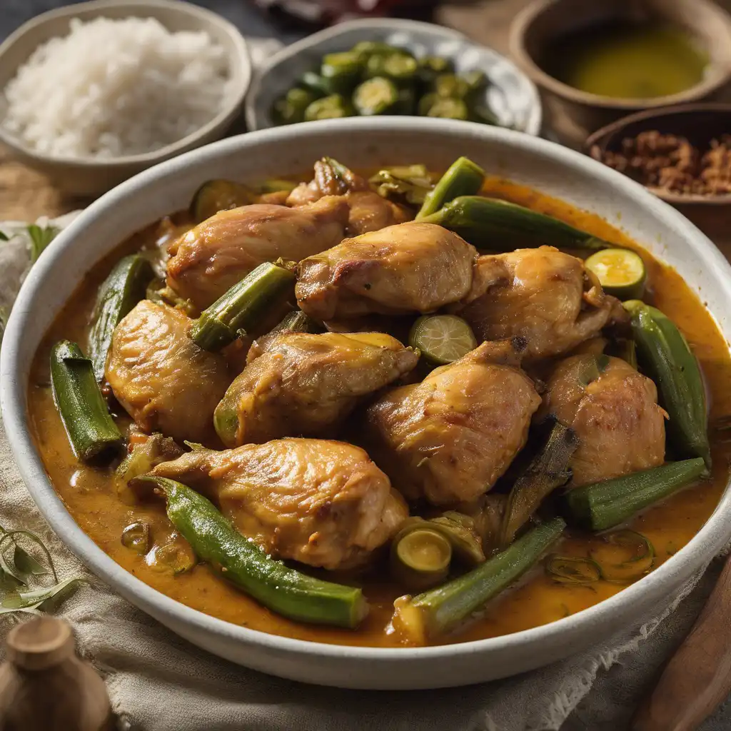 Chicken with Okra