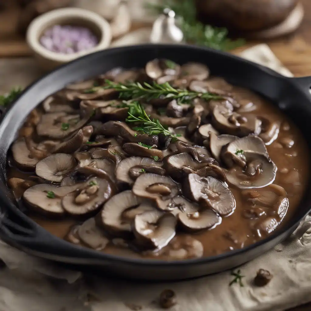 Mushroom Sauce Steak