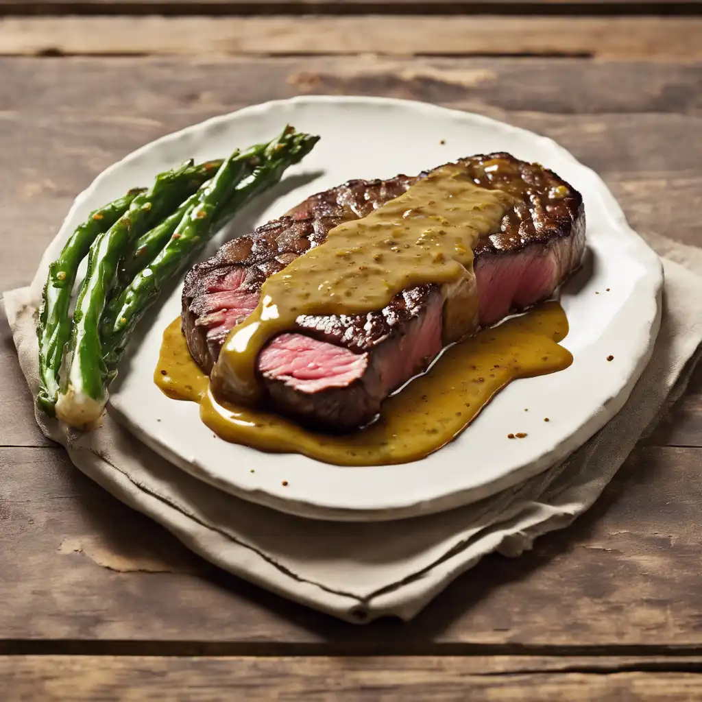 Mustard Glaze Steak