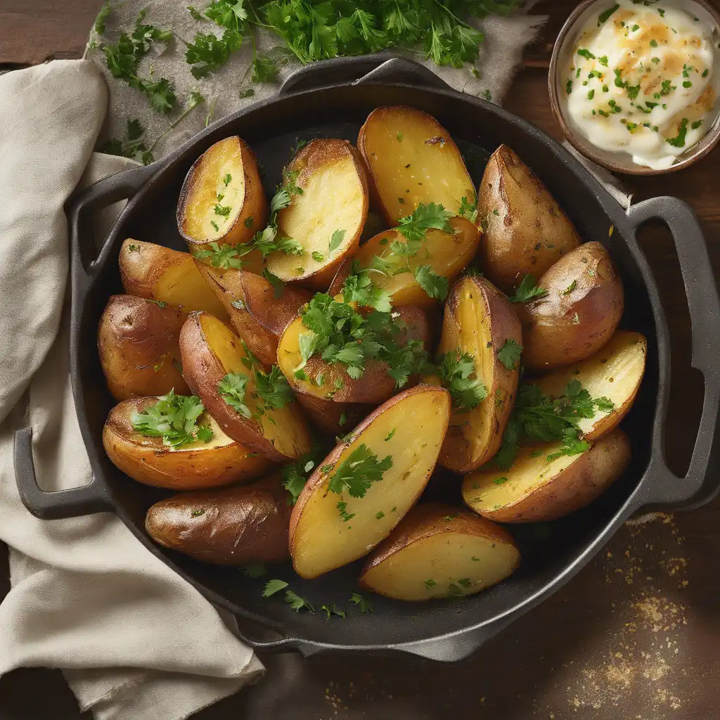 Roasted Potato with Parsley