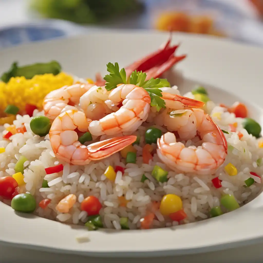 Rice with Shrimp and Vinaigrette