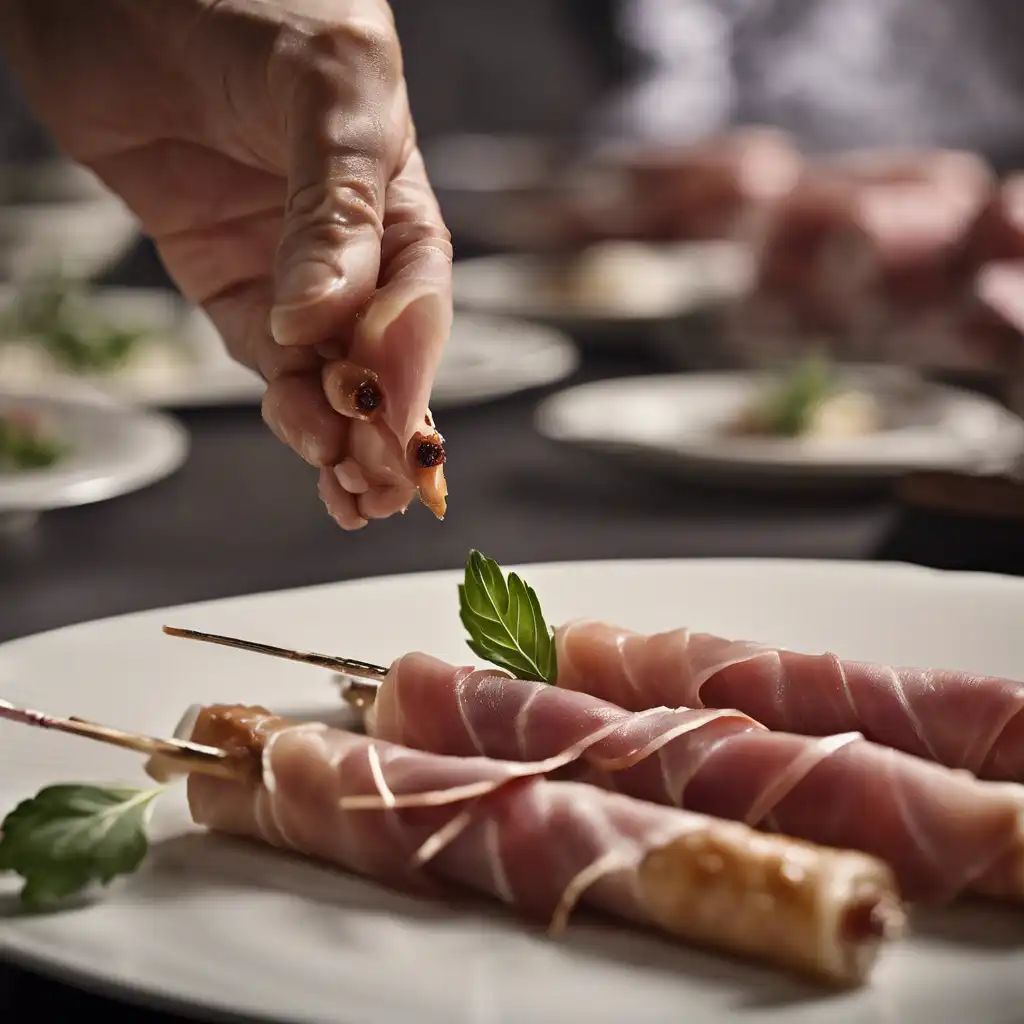 Prosciutto Wrapped Grissini (Grissini with Prosciutto)