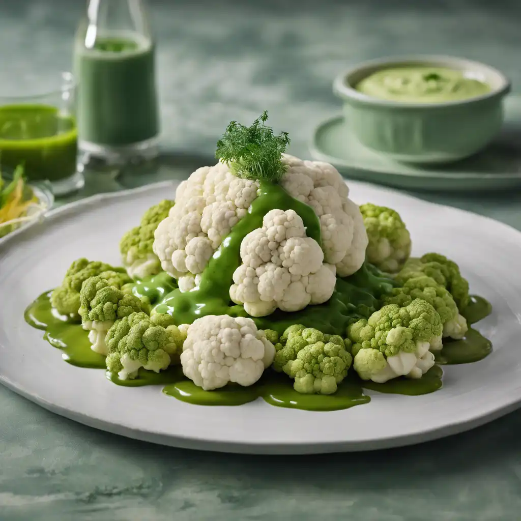 Cauliflower with Green Sauce (Cavolfiore com Salsinha Verde)