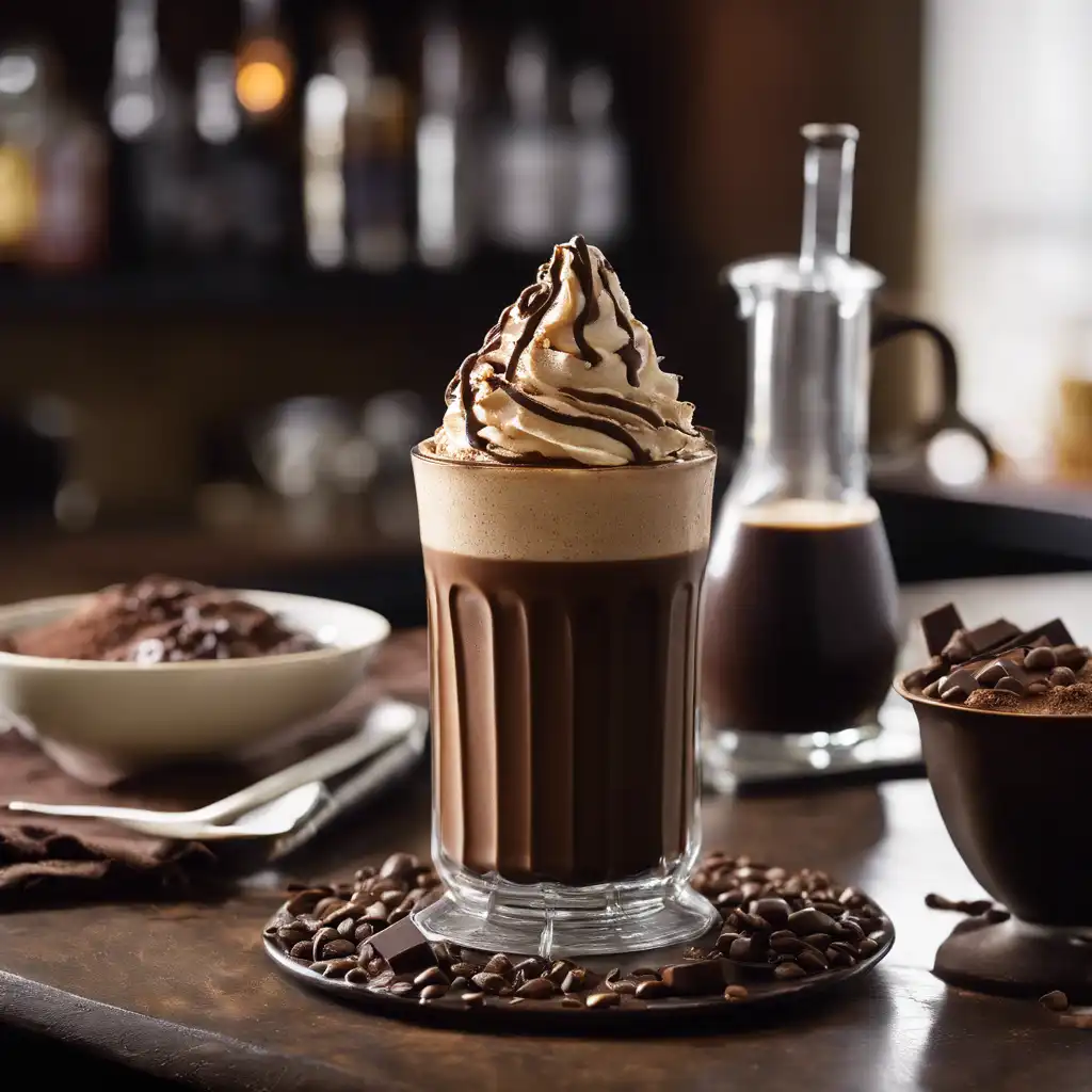 Coffee, Chocolate and Whiskey Frappe