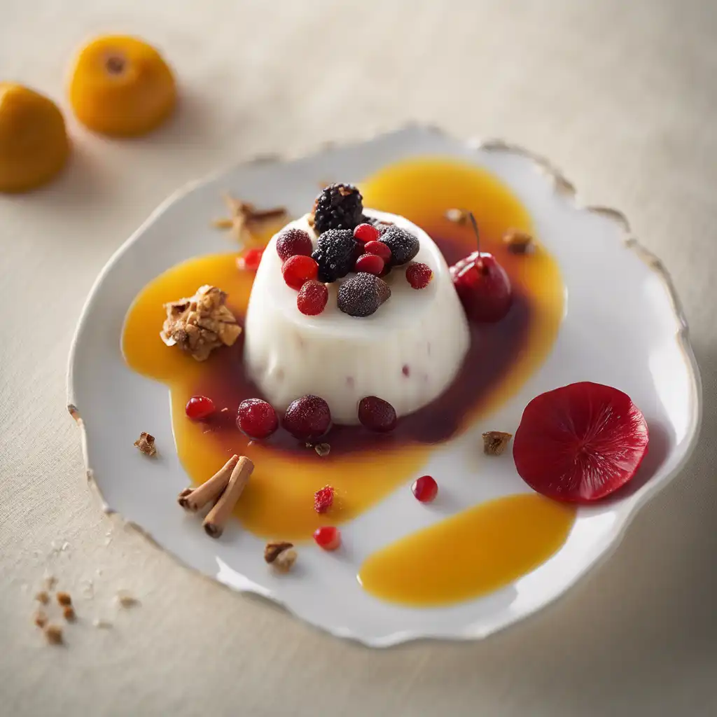 Abiu Fruit Pudding with Coconut