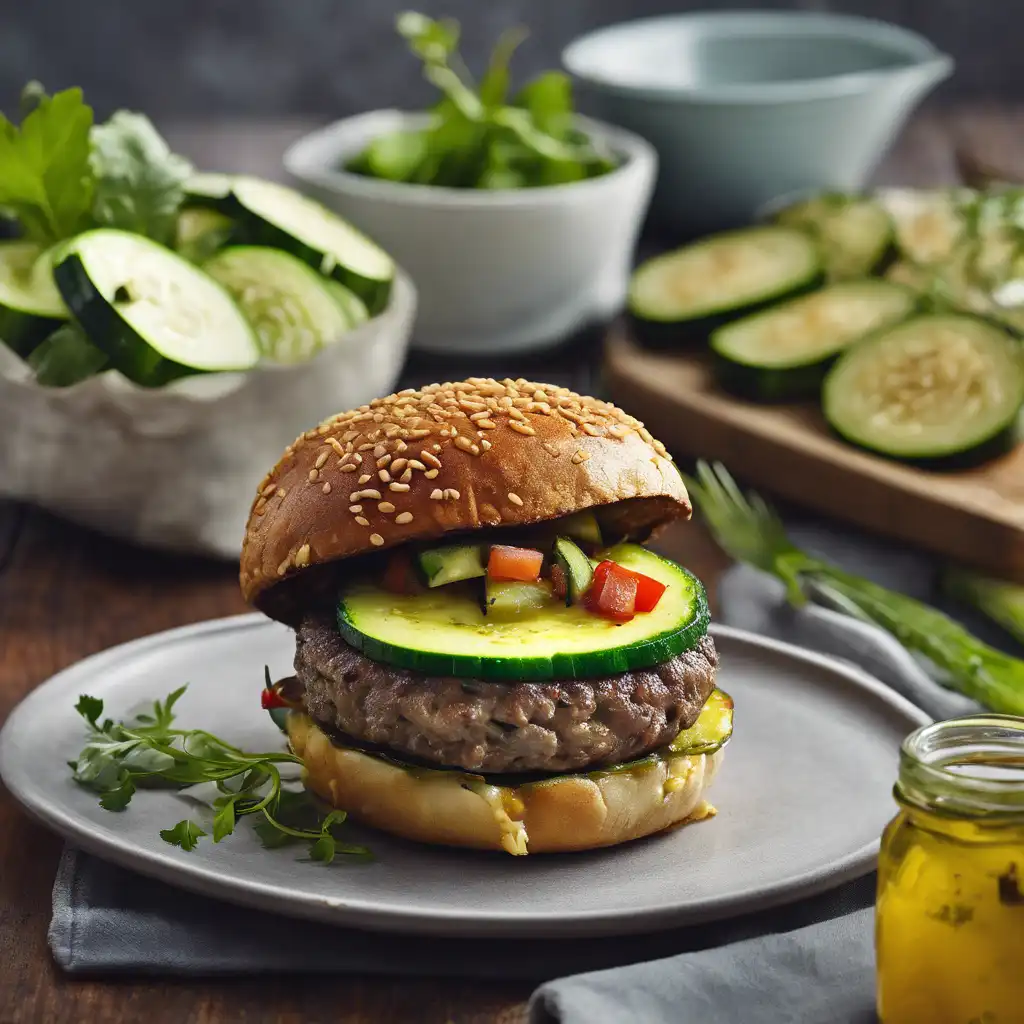 Stuffed Burger with Zucchini