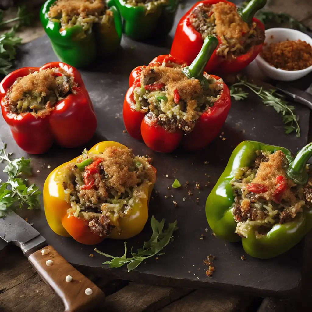 Stuffed Peppers with Anchovy (Peproni ripieni)