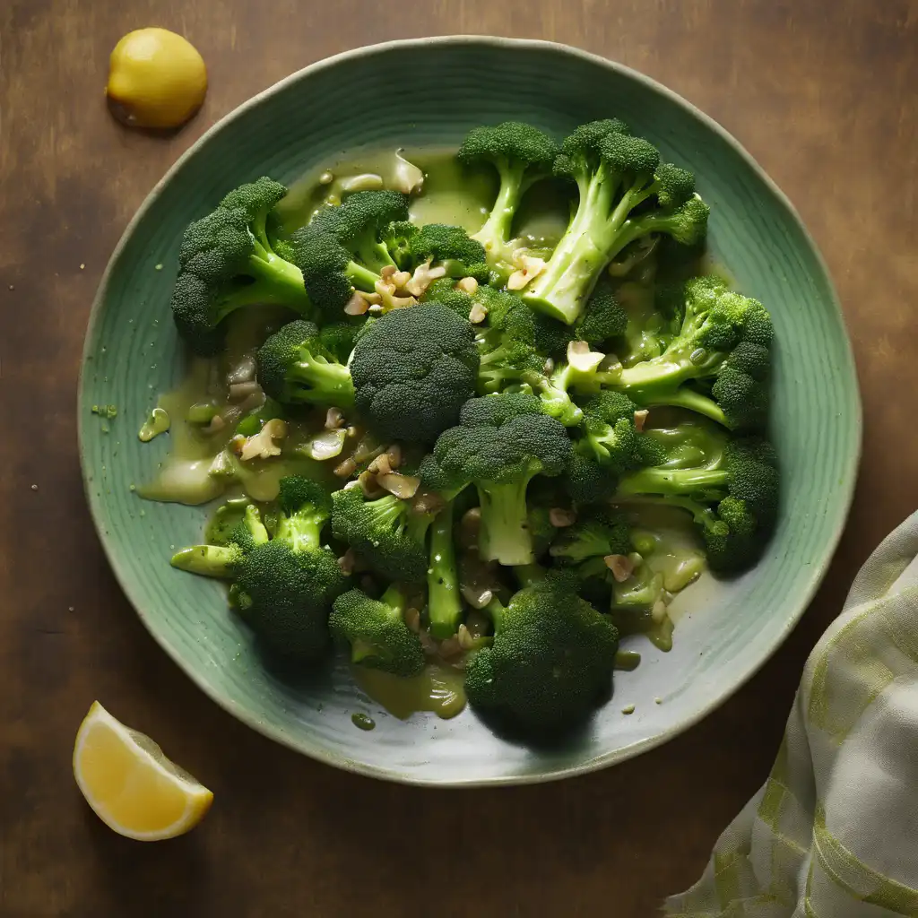 Broccoli with Vinaigrette Dressing