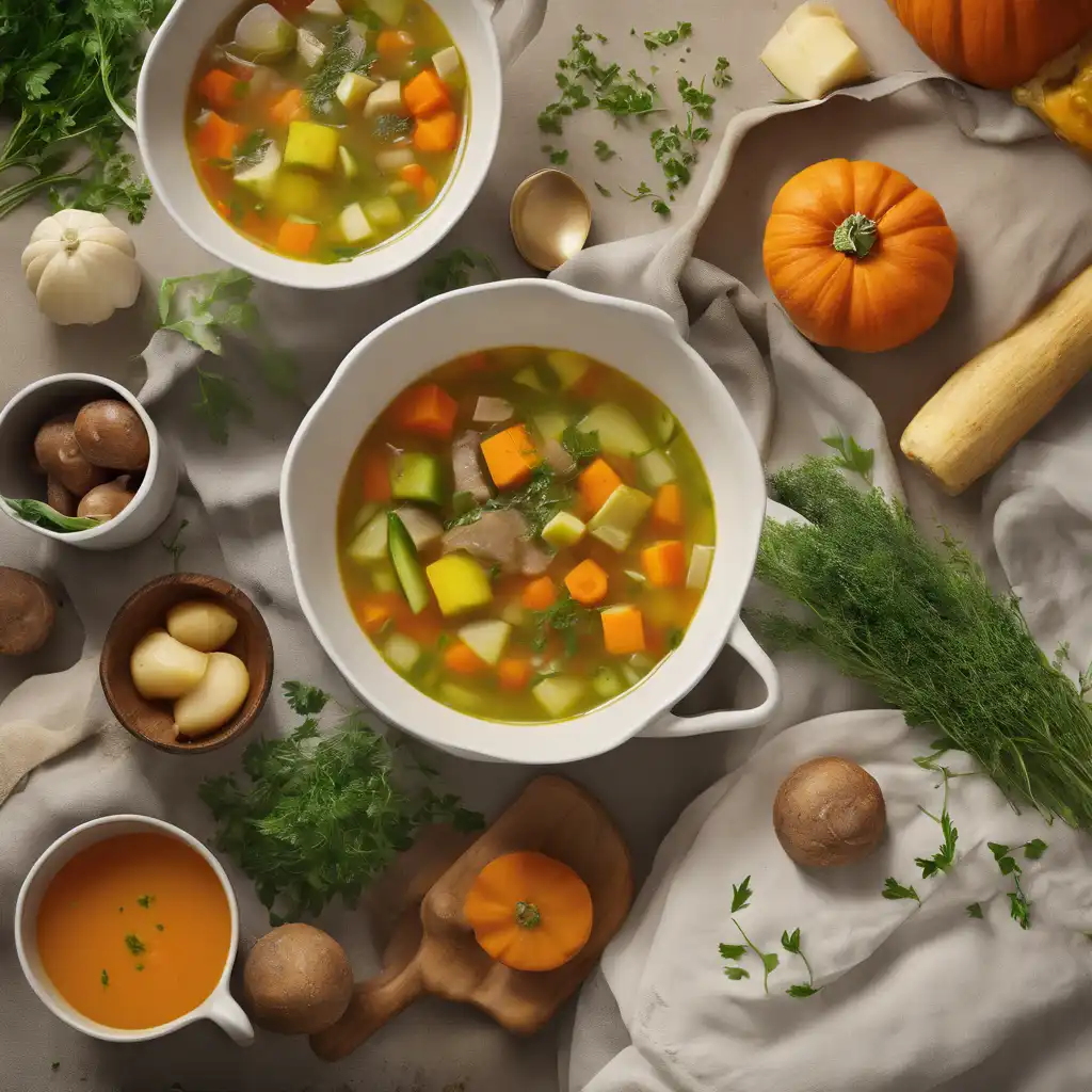 Vegetable Soup with Herbs