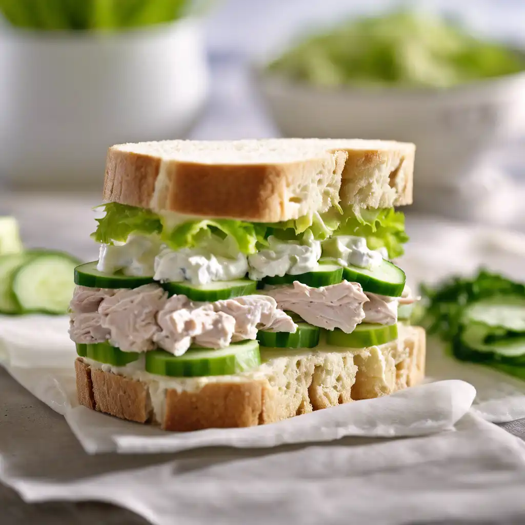 Natural Cream Cheese Sandwich