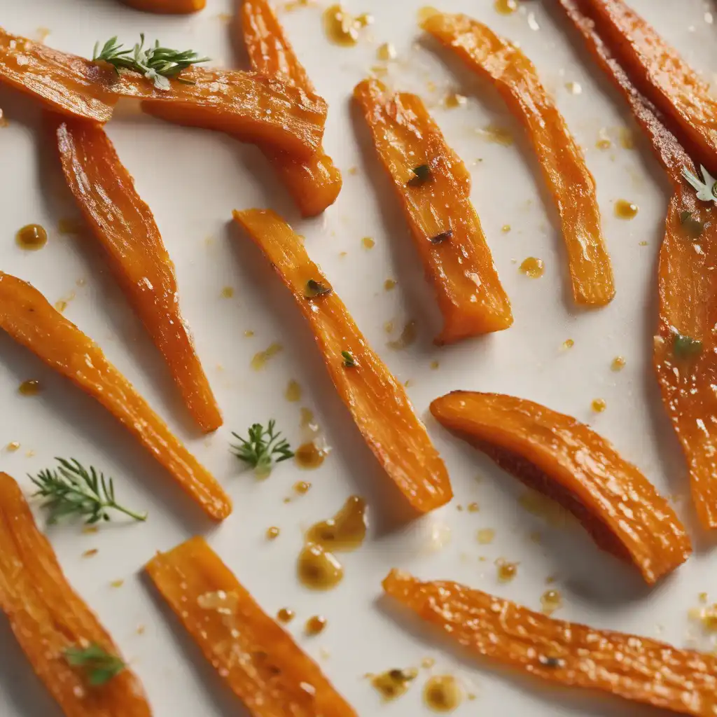 Roasted Carrot Strips