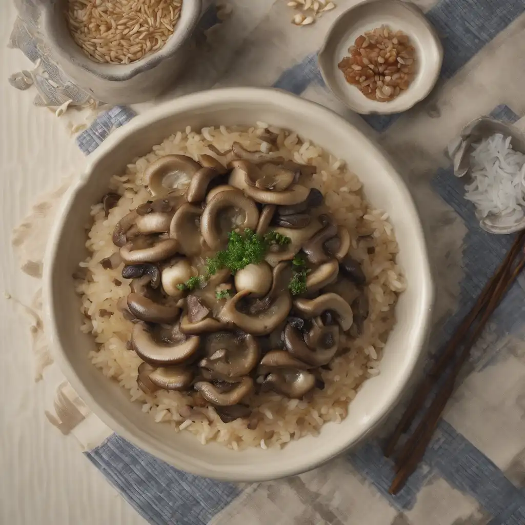 Oven-Baked Mushroom Rice