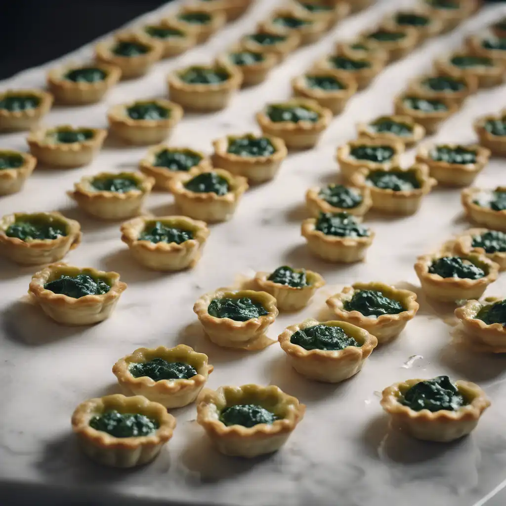 Spinach Cream Tartlets