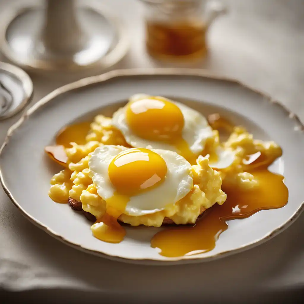 Scrambled Eggs with Caramelized Sugar