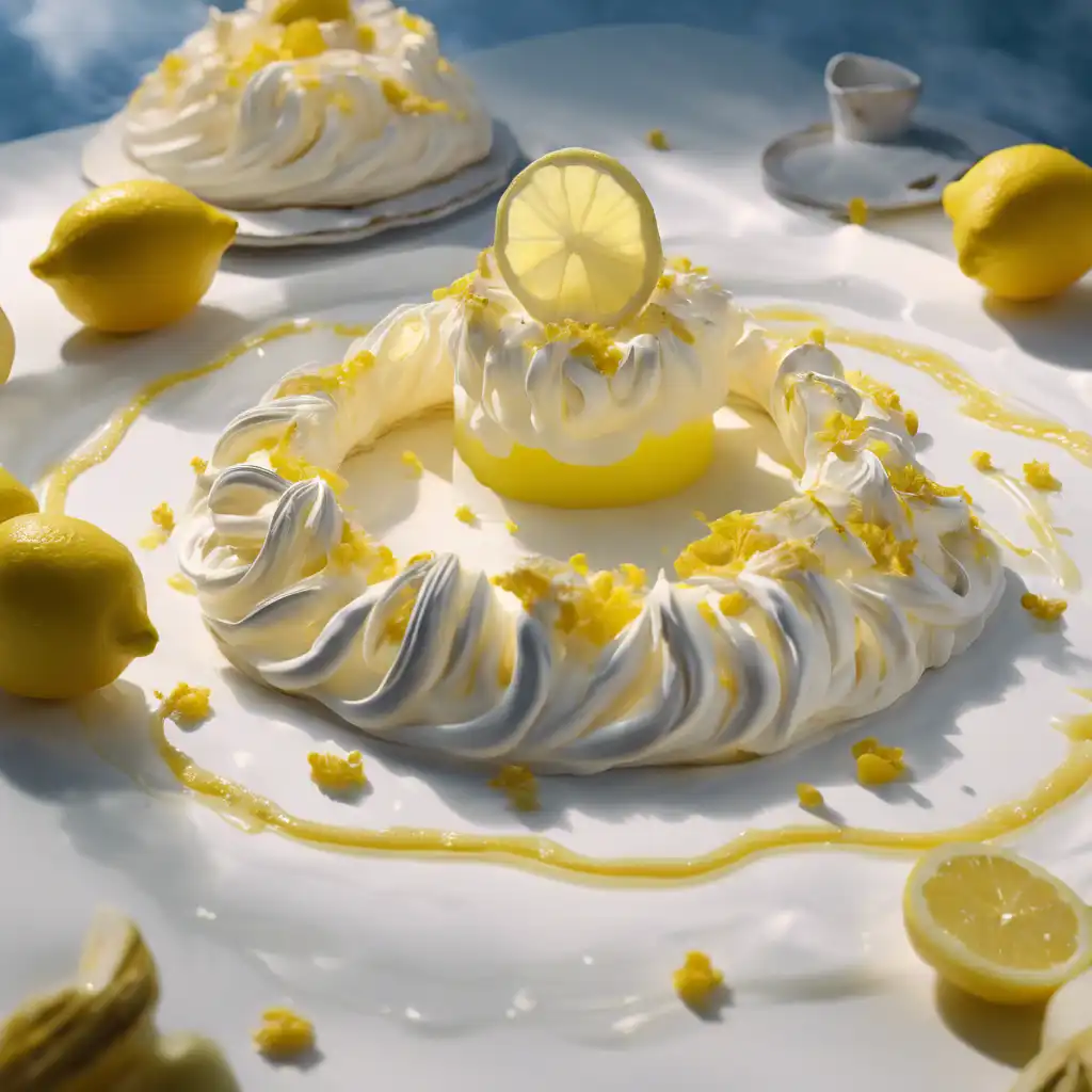 Meringue with Lemon Cream