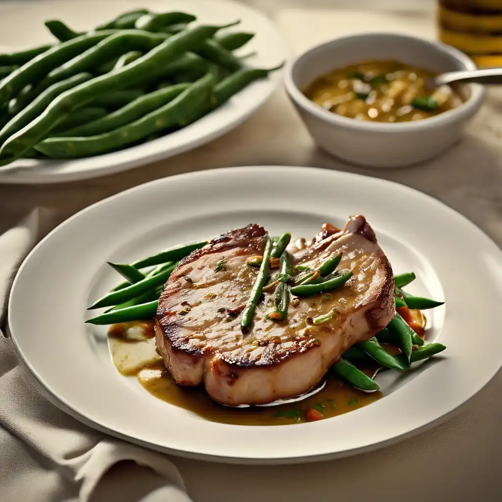 Pork Chops with Green Beans