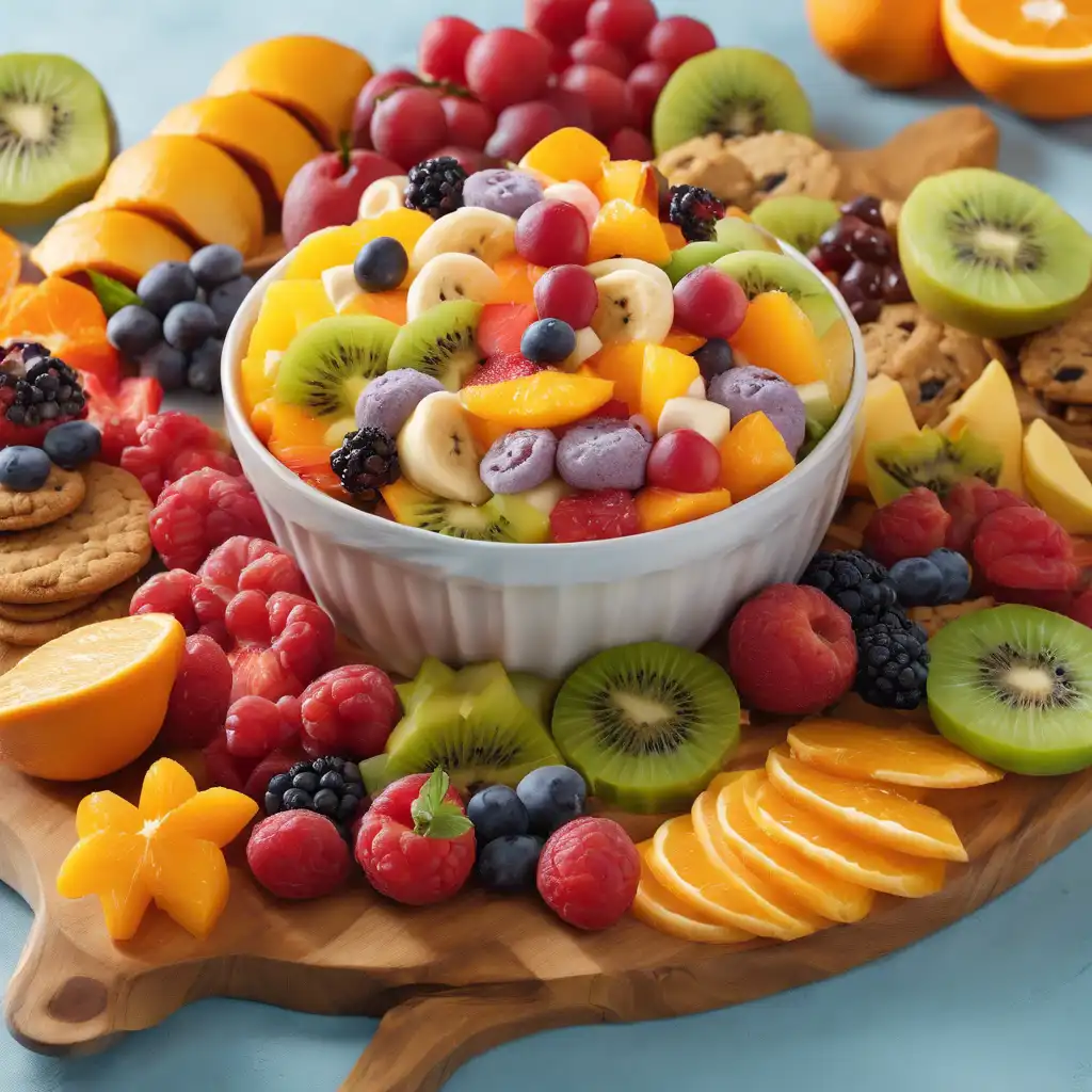 Fruit Salad with Cookies