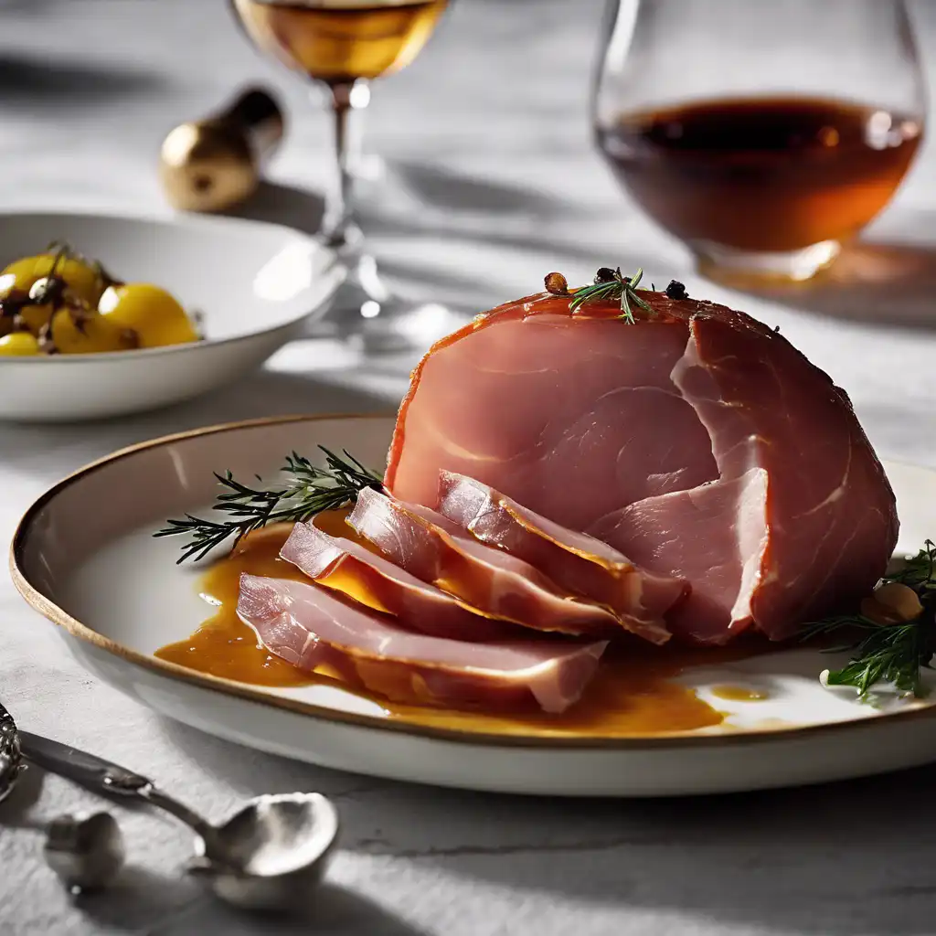 Cured Ham with Pêssego and Cognac