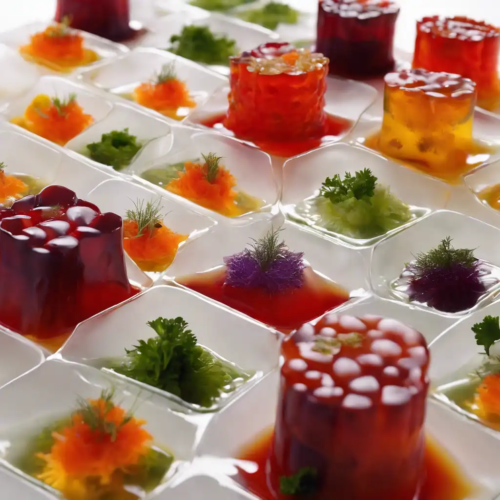 Vegetable Aspic with Gelatin