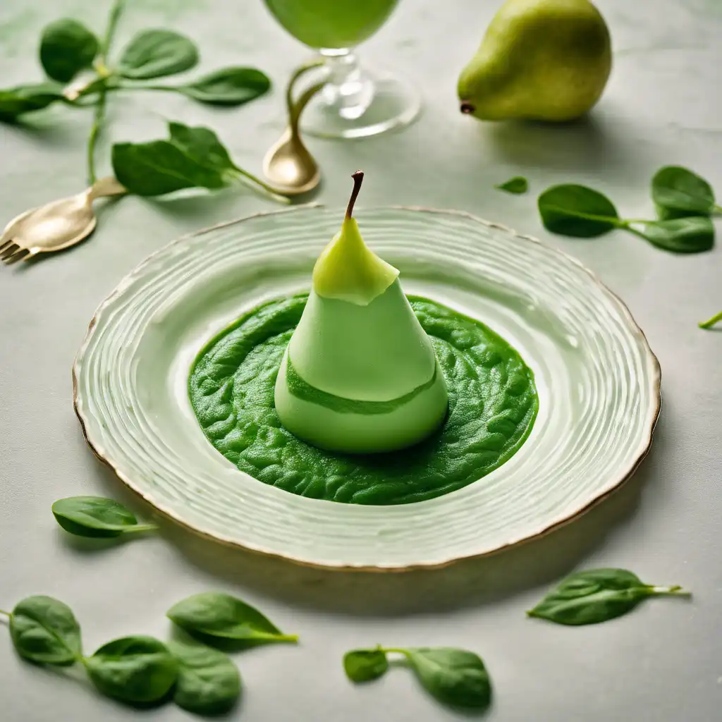 Spinach and Pear Mousse