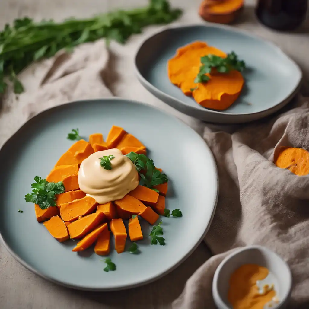 Sweet Potato with Carrot Cream