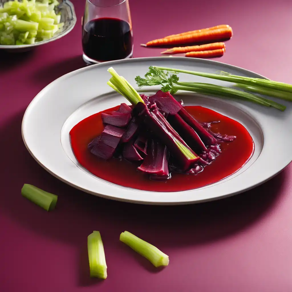 Red Wine-Braised Celery