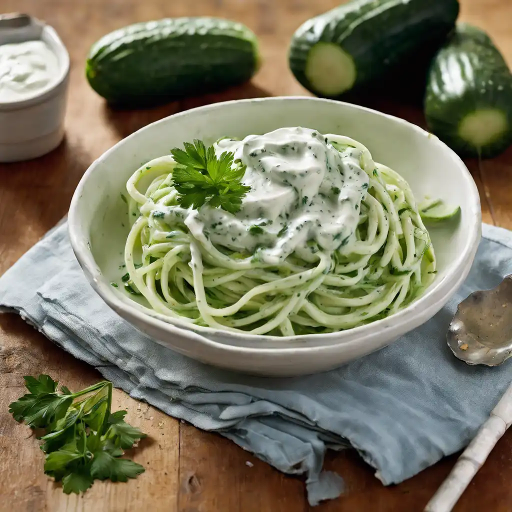 Cucumber Cold Sauce for Linguine