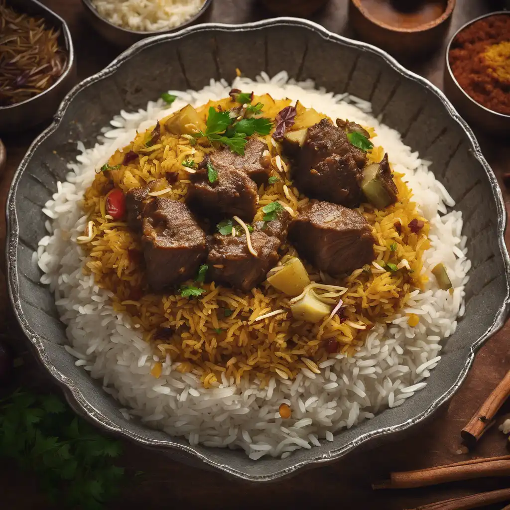 Lamb Biryani with Rice