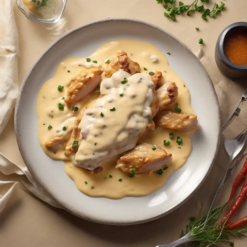 Chicken with Cheese Sauce