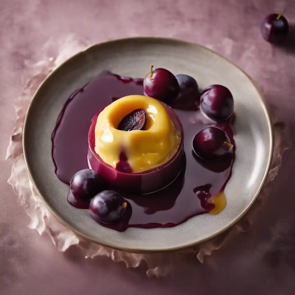 Enriched Plum Custard