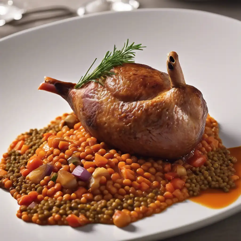 Duck with Lentils