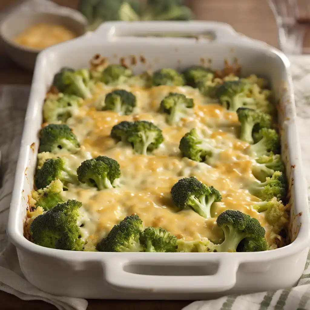 Broccoli Casserole with Cheese Sauce