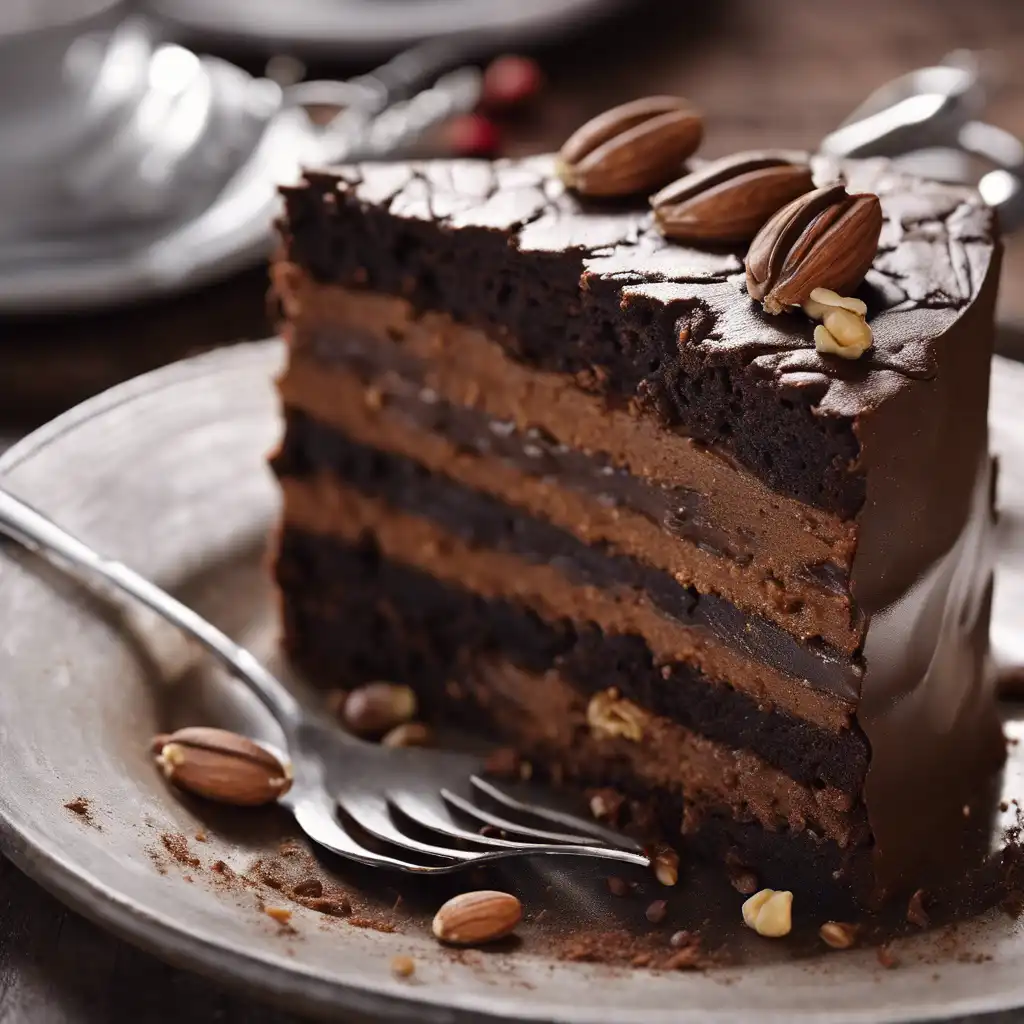 Chocolate and Nut Cake