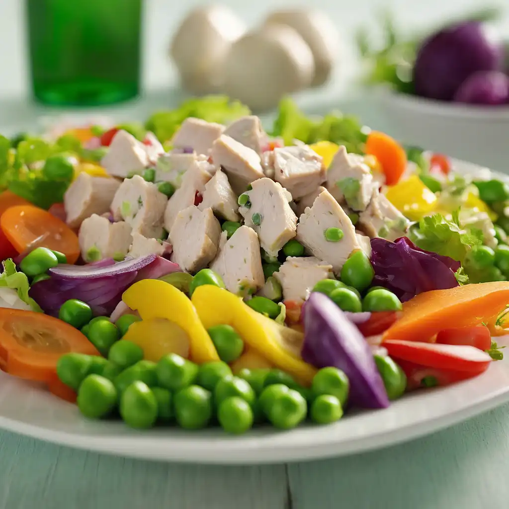 Chicken Salad with Vegetables