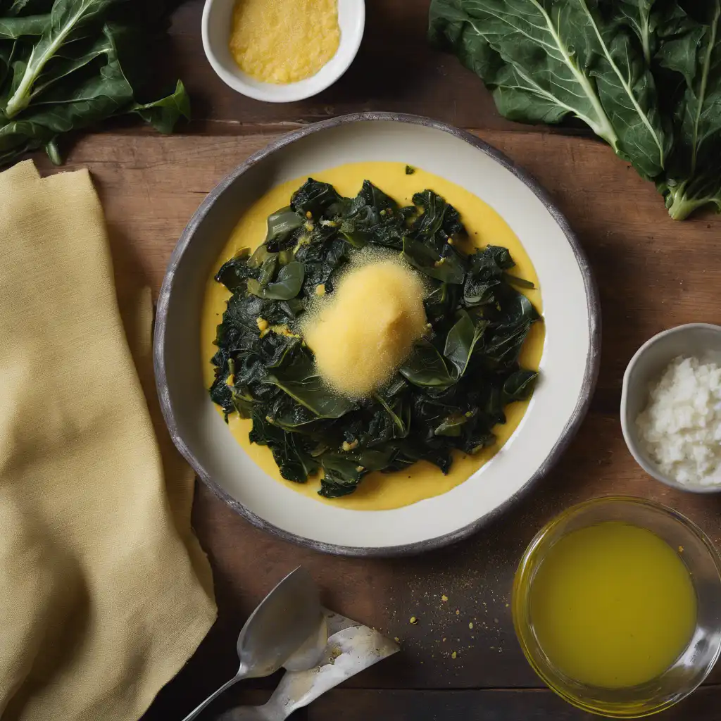 Cornmeal with Collard Greens