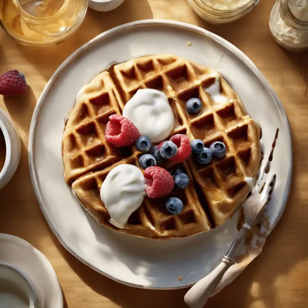 Whole Wheat and Yogurt Waffle