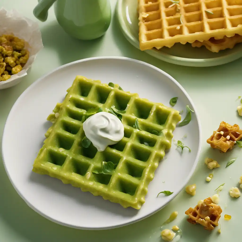 Green Corn Waffle